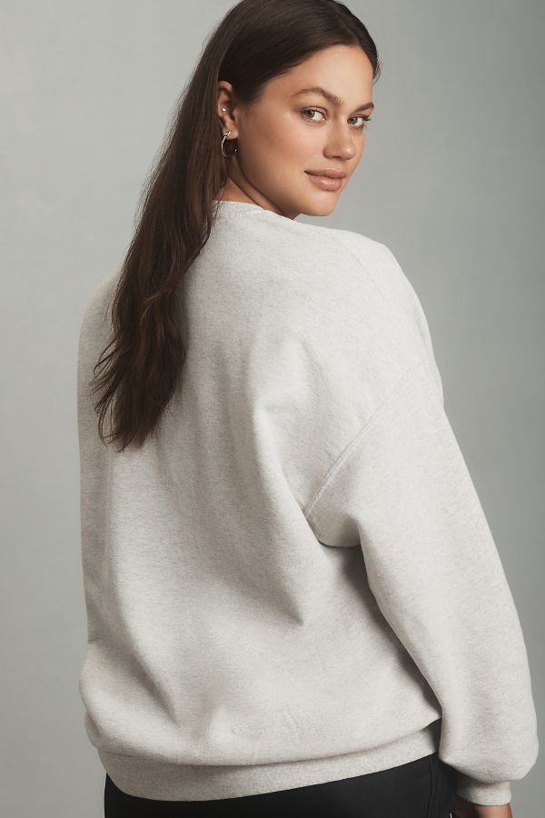 Slide View: 6: By Anthropologie Ciao Oversized Sweatshirt