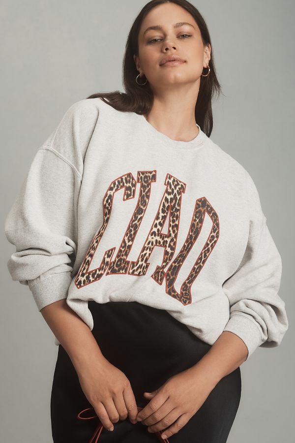 Slide View: 5: By Anthropologie Ciao Oversized Sweatshirt