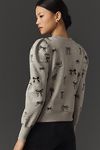 Thumbnail View 2: Maeve Puff-Sleeve Embroidered Sweatshirt