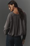 Thumbnail View 3: Pilcro Long-Sleeve Bubble Sweatshirt