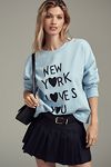 Thumbnail View 1: Rebecca Mayfield x Anthropologie Grafisches Sweatshirt