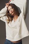 Thumbnail View 4: Pilcro V-Neck Front-Pocket Pullover Knit Top