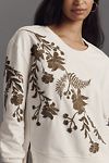 Thumbnail View 2: By Anthropologie Fern & Flower Crew-Neck Sweatshirt