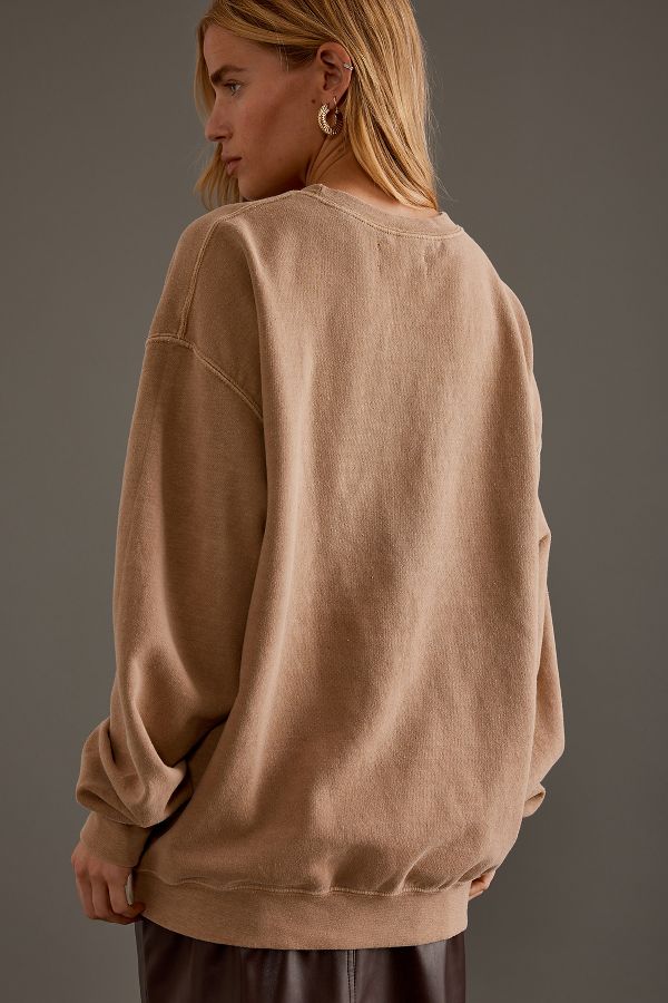 Slide View: 3: Von Anthropologie Gewaschenes Sweatshirt