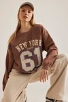 Thumbnail View 8: By Anthropologie New York Graphic Sweatshirt