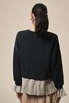 Thumbnail View 4: Maeve Striped Trim Twofer Sweatshirt