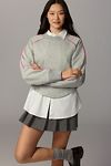 Thumbnail View 1: Maeve Paneled Warm-Up Sweatshirt