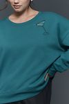 Thumbnail View 8: Maeve Martini Icon Long-Sleeve Crew-Neck Pullover Sweater