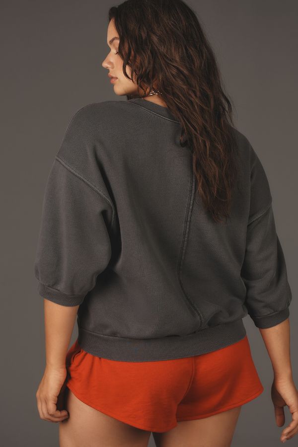 Slide View: 6: The Niki Bubble Sweatshirt by Pilcro