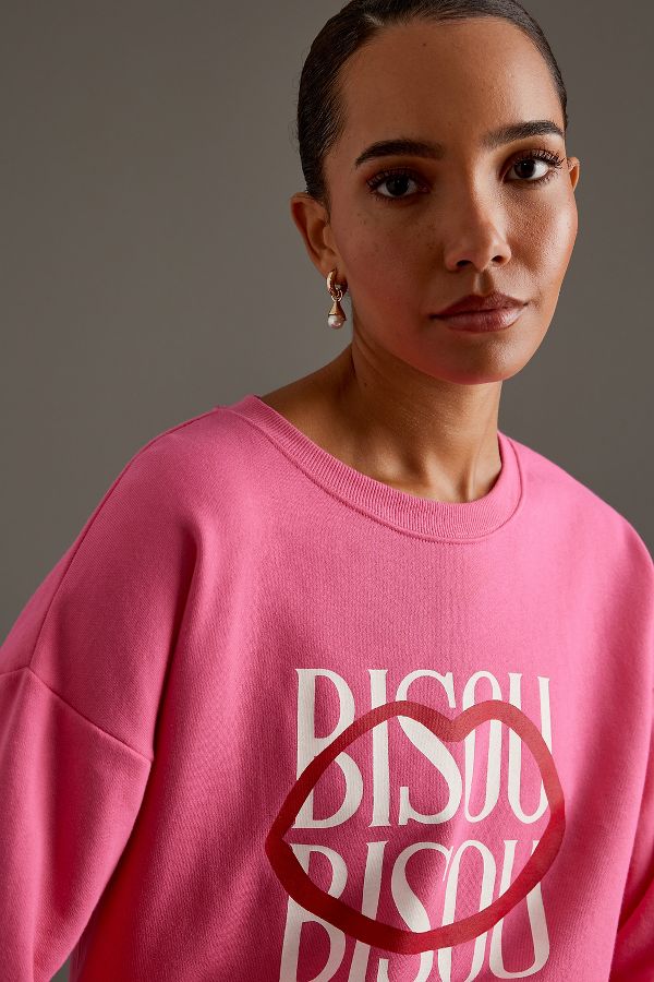 Slide View: 4: Sweat-shirt Jordan Nickson Bisou Bisou