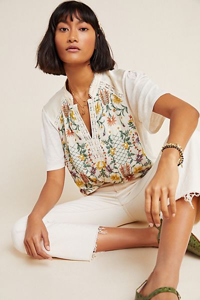 Eliana Floral Embroidered Top
