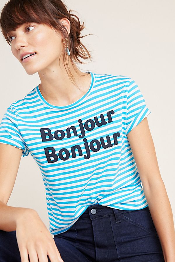 Slide View: 1: Bonjour Bonjour Graphic Tee