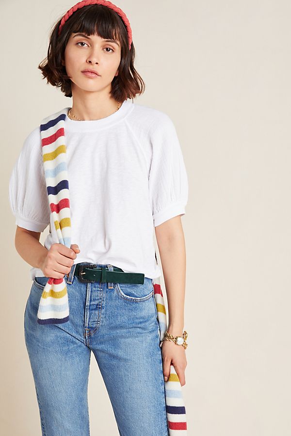 Slide View: 1: Stila Puff-Sleeved Top