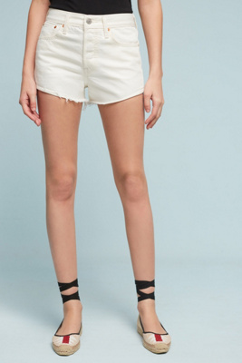 levi's wedgie high rise shorts