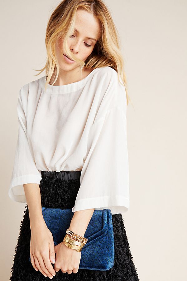 Slide View: 1: Michaela Velvet Top