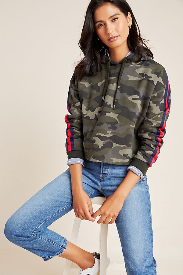 Slide View: 1: Dani Camo Hoodie