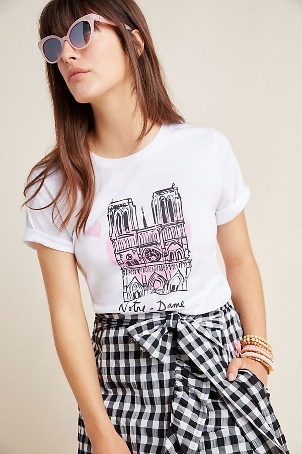 Slide View: 1: Notre-Dame x French Heritage Society Graphic Tee
