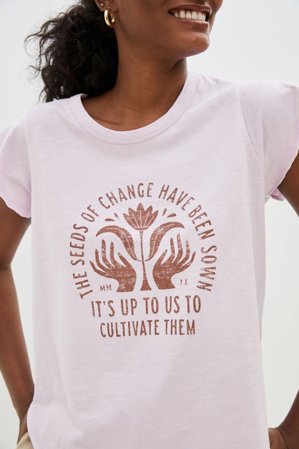 Jason K Yun Seeds Of Change Graphic Tee Anthropologie Uk