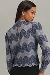 Thumbnail View 2: Dolan Left Coast Mock-Neck Lace Blouse