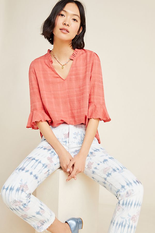 Slide View: 1: Tandy Ruffled Top