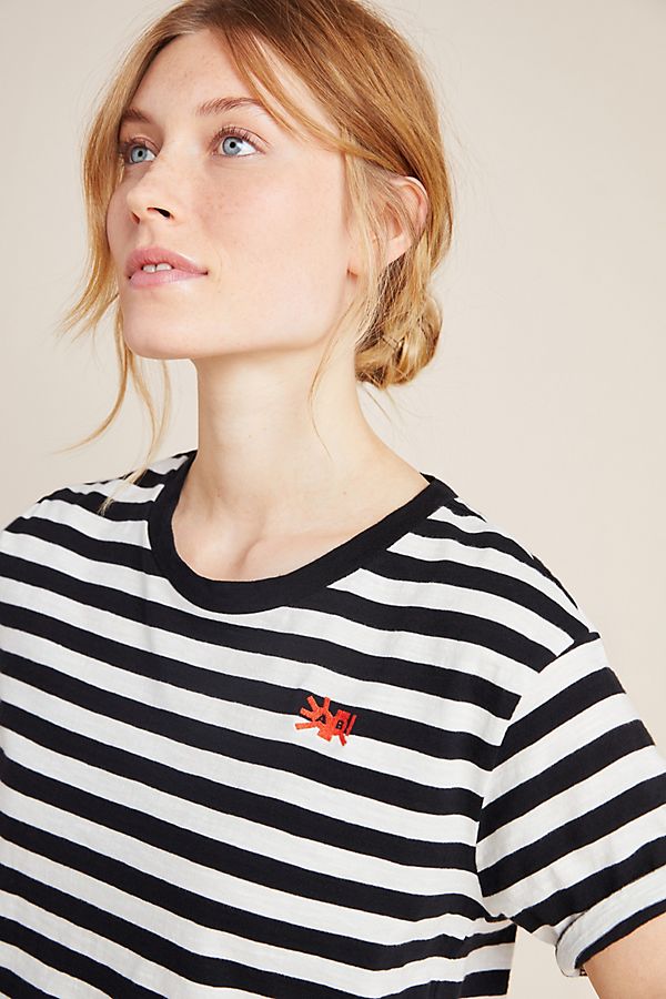 Slide View: 1: Scotch & Soda Striped Tee