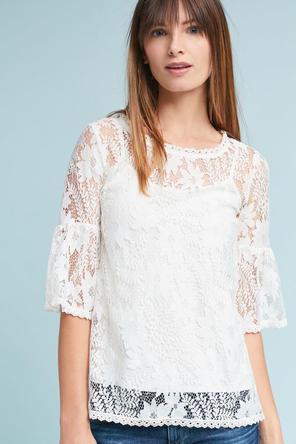 Daisy Lace Top | Anthropologie