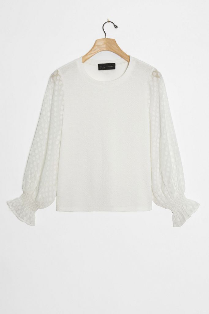 Aya Textured Top | Anthropologie