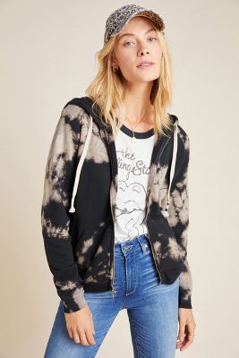 tie dye zip up hoodie uk