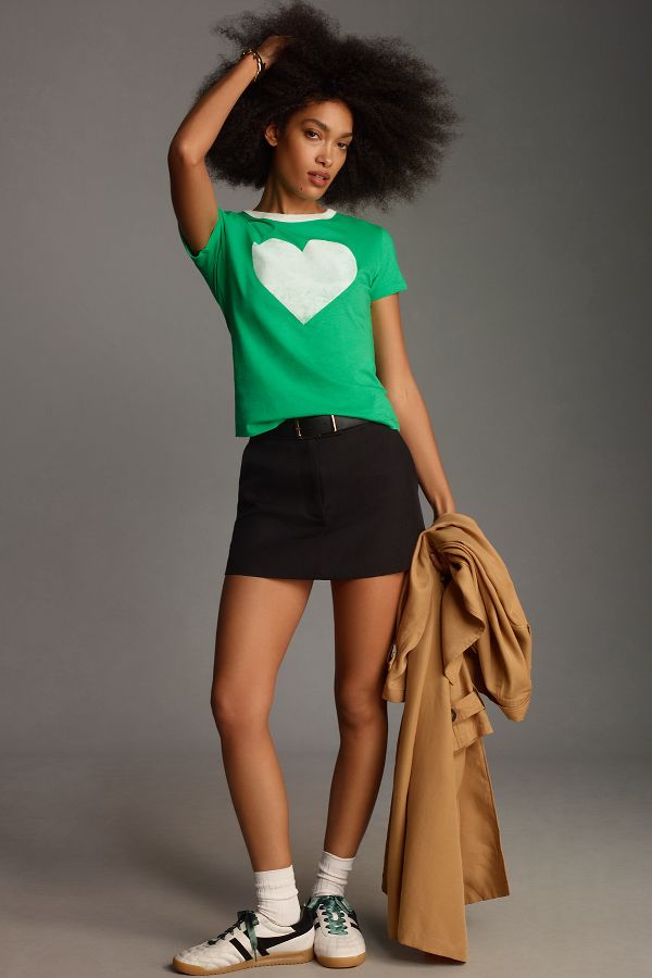 Slide View: 4: Letluv Heart Ringer Tee