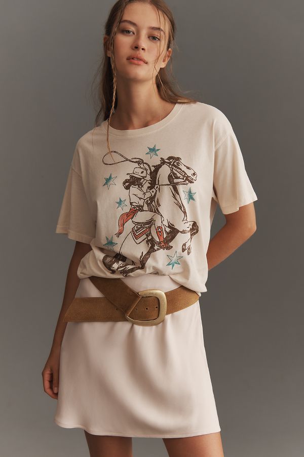 Slide View: 2: Letluv Horse Graphic Boyfriend Tee