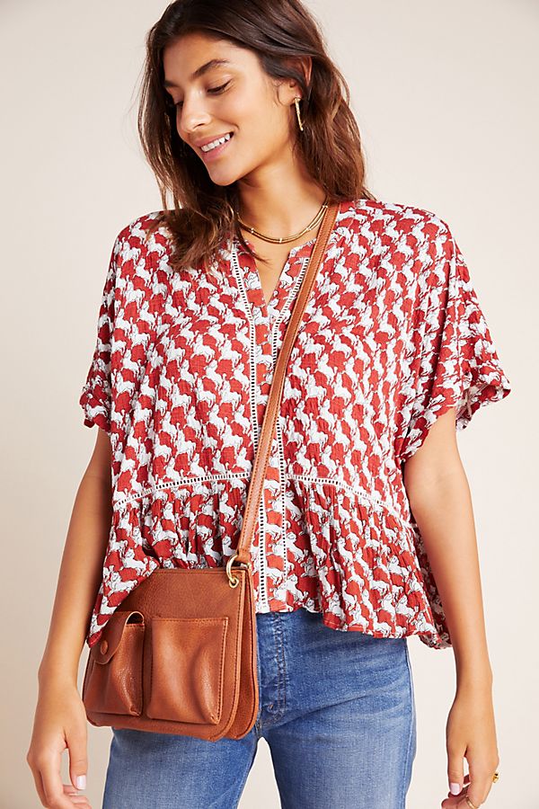 Slide View: 1: Josie Dolman-Sleeved Top