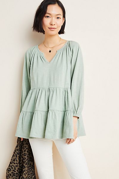 Isola Tiered Babydoll Top
