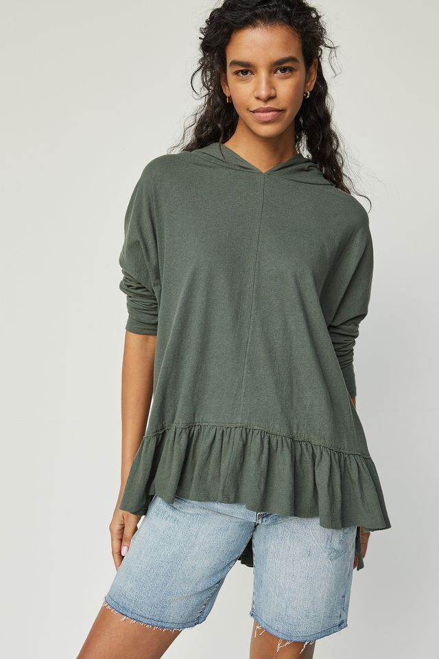 Corinthia Hooded Pullover | Anthropologie