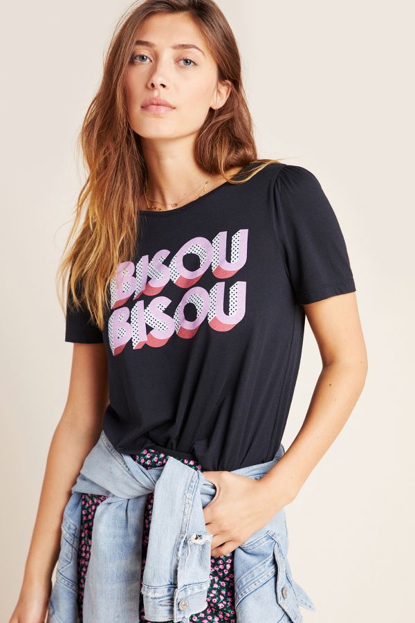 Bisou Living Beyond Breast Cancer Graphic Tee | Anthropologie