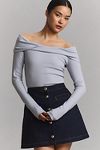 Thumbnail View 1: Pilcro Off-The-Shoulder Long-Sleeve Top