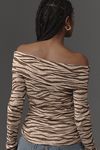 Thumbnail View 3: Pilcro Off-The-Shoulder Long-Sleeve Top