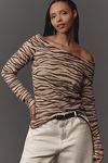 Thumbnail View 6: Pilcro Off-The-Shoulder Long-Sleeve Top