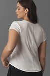 Thumbnail View 6: The Andie Scoop-Neck Ribbed Henley Top by Pilcro: Short-Sleeve Snap Edition