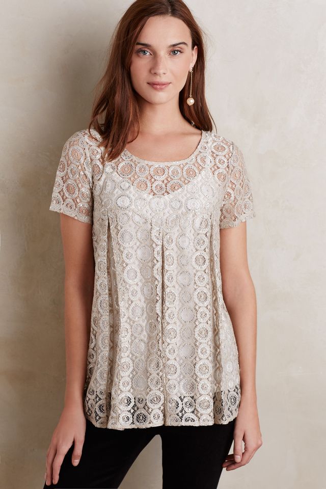 Embroidered Lyra Top | Anthropologie