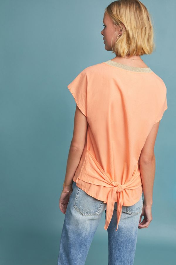 Perth Linen Top Anthropologie