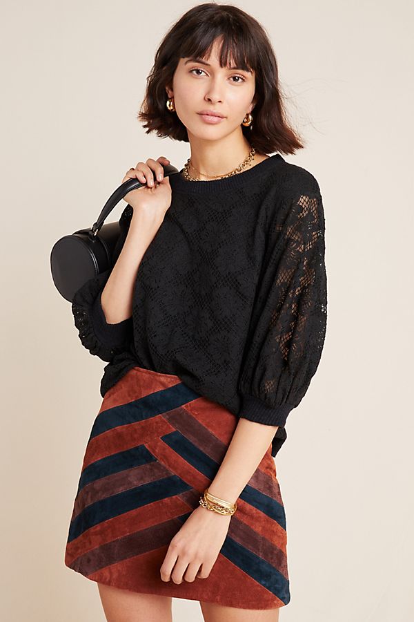 Slide View: 1: Vivian Lace Top