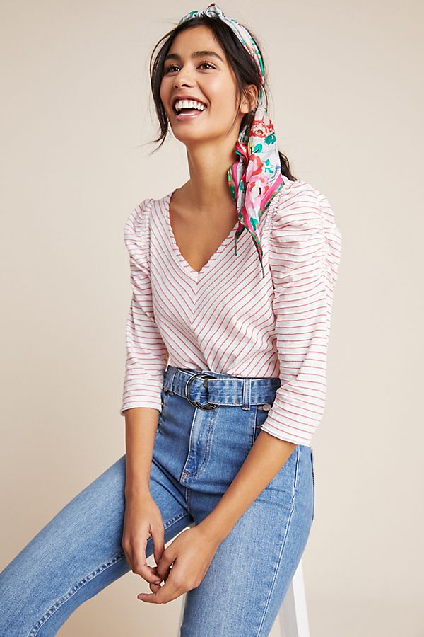 Slide View: 1: Lauryn Striped Top