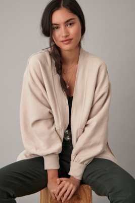 fleece cardigan womens uk