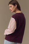 Thumbnail View 3: English Factory Long-Sleeve Contrast Striped Top