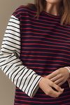 Thumbnail View 5: English Factory Long-Sleeve Contrast Striped Top