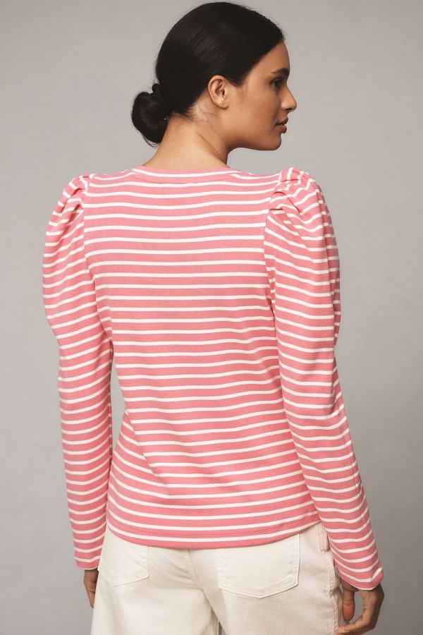 Slide View: 4: English Factory Long-Sleeve Scoop-Neck Top