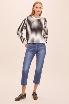 levis striped top