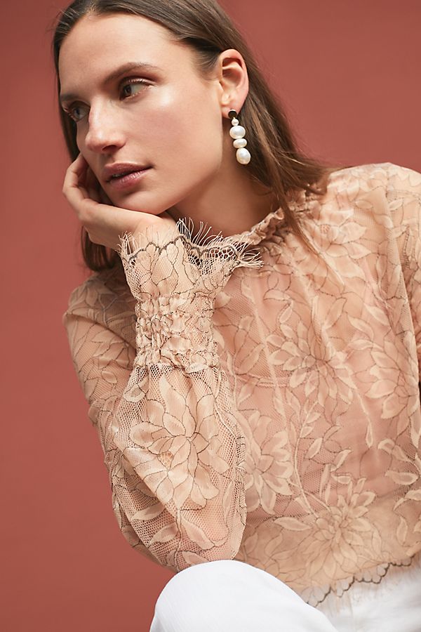Slide View: 1: Lee Lace Blouse