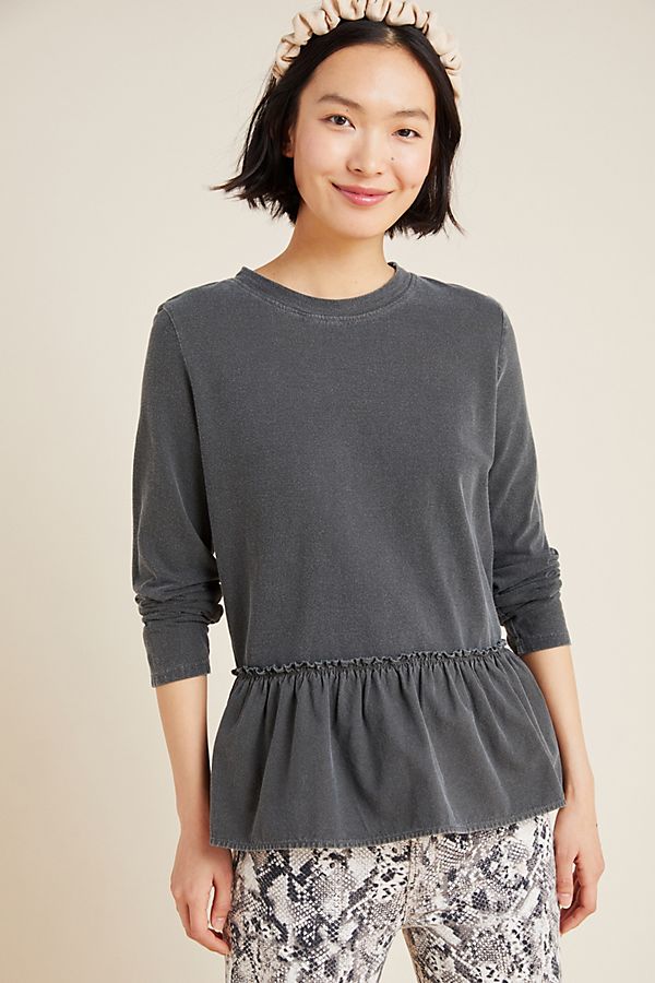 Slide View: 1: Lianna Peplum Top