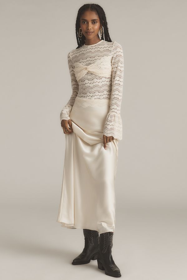 Slide View: 3: Sarah Hann Joslyn Lace Top